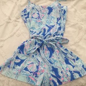 Lilly Pulitzer Into The Deep Romper | Size L